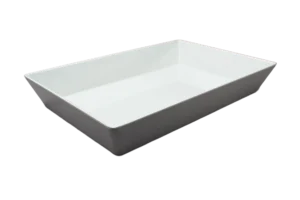 طبق تقديم مستطيل 7×30×45 ميلامين أبيض ***117518