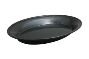 Deep Oval Mold 55X40X6 Black Melamine***131822B