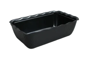 Decorated Mold 26X17X8 Black Melamine***215911B