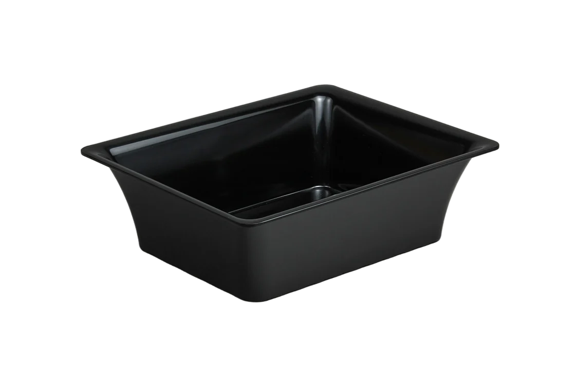 Gastronom Melamine Basket 1/2-100 Black***Ms12100B