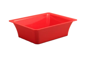 Gastronom Melamine Basket 1/2-100 Red***Ms12100R