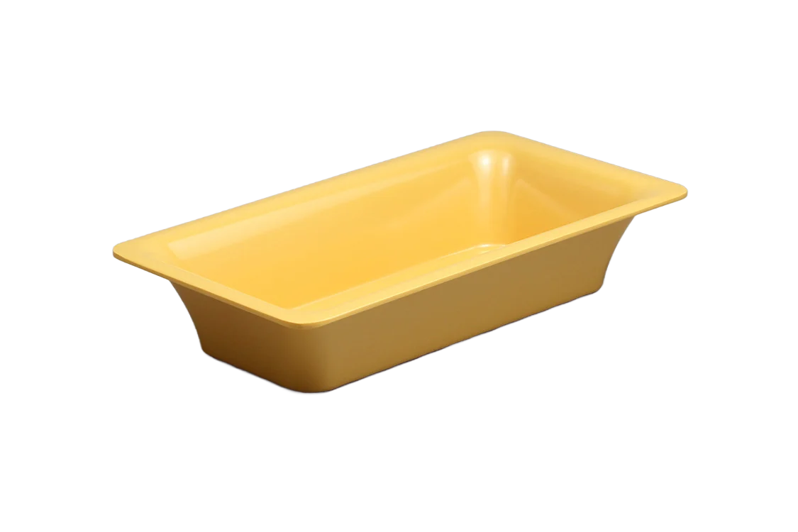 Gastronom Melamine Basket 1/3-65 Yellow***Ms13065Y