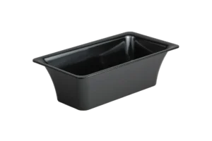 Gastronom Melamine Basket 1/3-100 Black***Ms13100B
