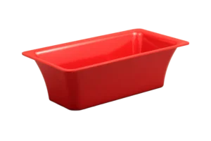 Gastronom Melamine Baskets 1/3-100 Red***Ms13100R