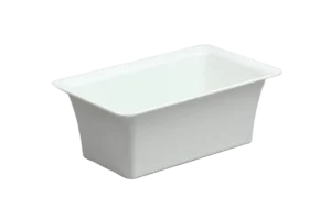 Gastronom Melamine Baskets 1/4-100 White***Ms14100