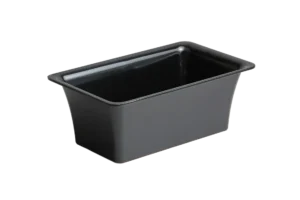 Gastronom Melamine Slim 1/4-100 Black***Ms14100B