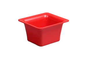 Gastronom Melamine Baskets 1/6-100 Red***Ms16100R