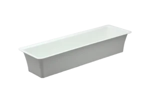 Gastronom Melamine Baskets 2/4-100 White***Ms24100
