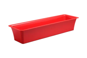 Gastronom Melamine Basket 2/4 100 Red***Ms24100R
