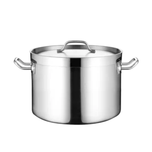 Institutional Stainless Steel Pot 35X35 Cm 34L + Lid