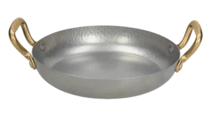 Serving Pan 18X3.5 Cm 2 Handles Stainless Steel Vintage