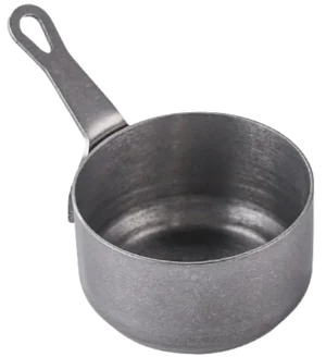 Stainless Steel Cauldron 5.5X3 Cm Vintage
