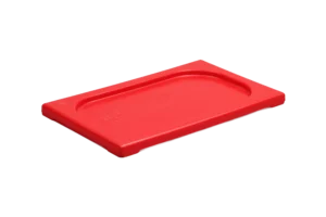 Gastronomic Plastic Lid 1/4 Red***11140002