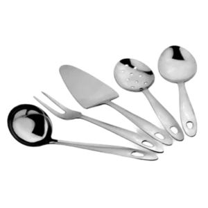 Stainless Steel Perforated Serving Spoon 23 Cm Mini