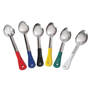 Blue Rubber Coated Stainless Steel Dividing Spoon 33Cm
