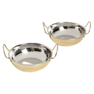 Hammered Serving Bowl, 2 Handles, 19 Cm