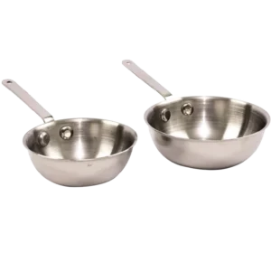 Mini Stainless Steel Wok 8.5X2.5