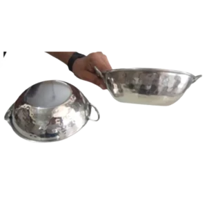 Hammered Kedi Bowl 19 Cm Stainless Steel