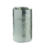 Double-Walled Hammered Champagne Bucket