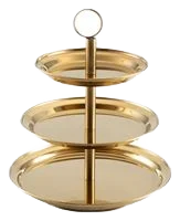 3-Tier Stand 40/35/30 Gold