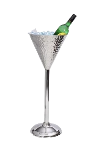 Stainless Steel Champagne Stand 69 Cm Triangular