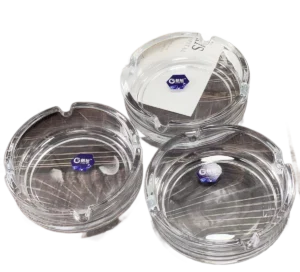 Round Glass Ashtray 10.5 Cm