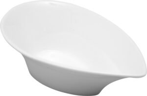 Oval Porcelain Drop Bowl 17 Cm 100A8243