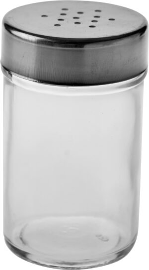 Round Salt Shaker With Stainless Steel Lid***10296500