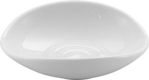 Oval White Porcelain Dish 13X11 Cm 10A24603
