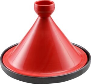 طاجن خزفي 16 سم أسود أحمر 11012163