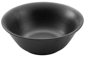 وعاء دائري عميق، خزف أسود، 20.5 سم 11101560