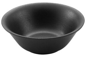 وعاء دائري عميق، خزف أسود، 23 سم 11101561