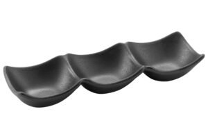 Set (3) Zim Square Black Porcelain Compote 7.5 Cm 11113985