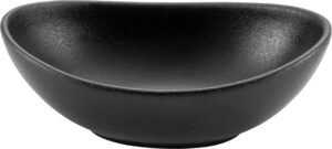 Oval Bowl, Black Porcelain, 17X10X5..5 Cm 11124604