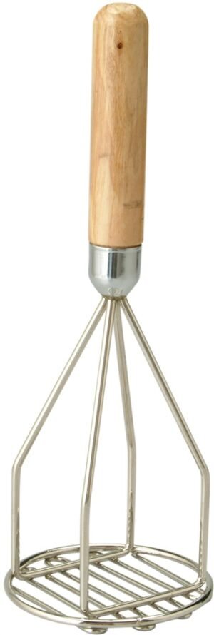 هرّاسة طعام دائرية T.A.، مقبض خشبي بالنيكل، 45 سم ***11830318