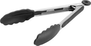 Stainless Steel Silicone Spring Tongs 23Cm***11904023