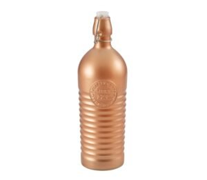 Colorful Hermetic Glass Bottle With Lid, Liter***14339266
