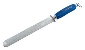 Wide Oval Sharpening Rod, Blue Handle, 25 Cm 14602100