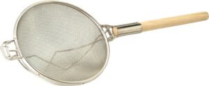 Double Mesh Strainer, Wooden Handle, 36Cm***15103136