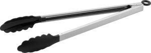 Teflon Stainless Steel Spring Tongs 30 Cm***15221712