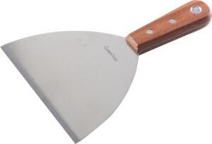 Stainless Steel Spatula, Wooden Handle, 15 Cm Caterpillar***15305004