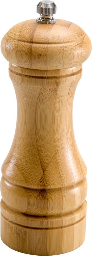 Bamboo Ceramic Pepper Grinder 14 Cm***16000104