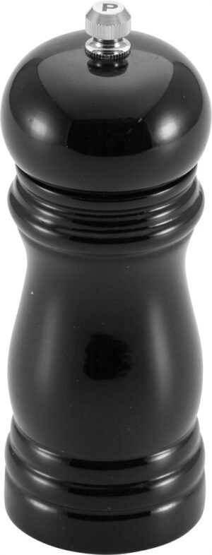 Black Wooden Ceramic Pepper Grinder 14 Cm***16000405
