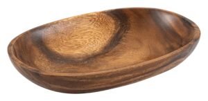 Oval Wooden Serving Dish 27X20X5 Cm 17622052