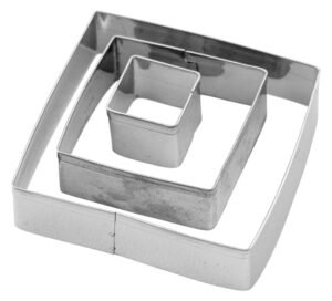 Set Of 3 Square Cutters***18001802