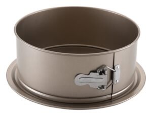 Teflon Springform Pan, Wide Bottom, Gold, 24X10 Cm***18006324