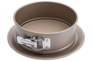 Teflon Springform Pan, Wide Bottom, Gold, 18X7 Cm***18006518