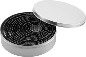 Set (12) Stainless Steel Serrated Precutters***18006644