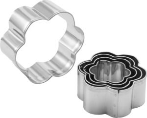 Set Of 5 Flower Cookie Cutters***18009567