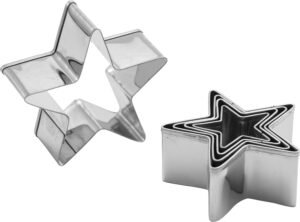 Set Of 5 Star Cookie Cutters***18009568